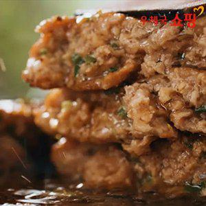 [우체국쇼핑][온밥엔] 100% 한돈 육즙촉촉 한입 수제떡갈비 2종