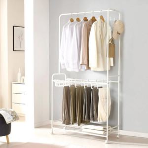 이동식 스틸 바지걸이 멀티 2단 행거 L자형 1000