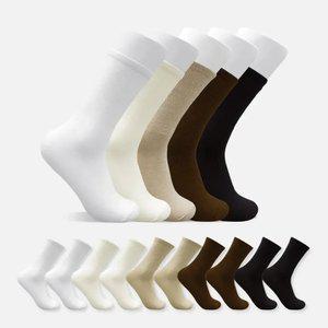 에버라스트 컬러 여자 중목 장목 양말 10켤레 무지 흰색 검정 세트