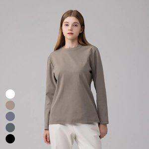 에버라스트 여성 레귤러핏 긴팔 티셔츠 기본티 긴팔티