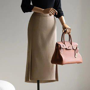 (안나앤모드) fw_lany 기모 슬릿 스커트[스커트CPP14]