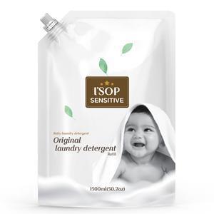 [체험딜100개추가확보]아이솝 센서티브 오리지널 아기 세탁 세제 무향 리필형 1.5L