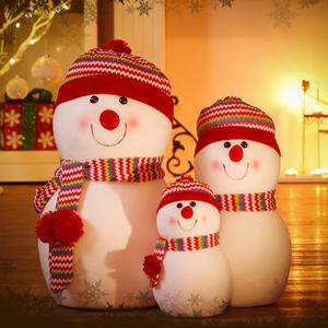 크리스마스트리 장식 소품 눈사람인형 산타인형 전구 벽트리 가랜드 인테리어