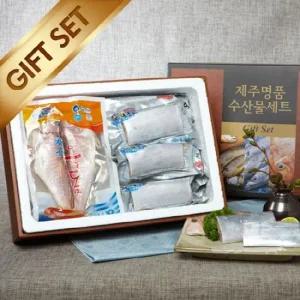 [제주직송] 제주 은갈치 옥돔 명품세트 4호 갈치 400g이상 팩  2팩+옥돔 200g이상 팩  4마리)