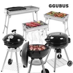 꾸버스 인기 바베큐그릴 모음 애플 포터블 스텐 BBQ 직화 훈제 숯불 구이 캠핑 화로 펜션 야외용