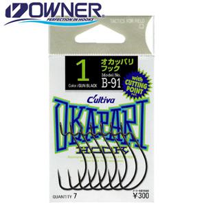 오너 배스 루어 광어 다운 샷 루어 바늘 오카파리 훅