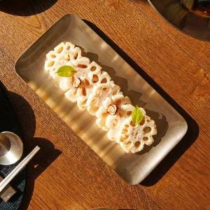 [놋담](강남점)방짜유기 유기접시 직사각접시