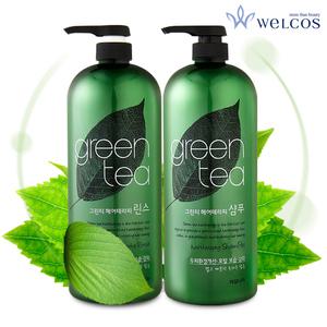 과일나라 대용량 그린티(녹차) 헤어테라피 1500ml 샴푸/린스