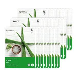 리코셀 네이처 리커버리 마스크팩 알로에 23g 30매