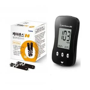 케어센스N 혈당측정기셋트+혈당시험지100매+란셋100개+솜100매