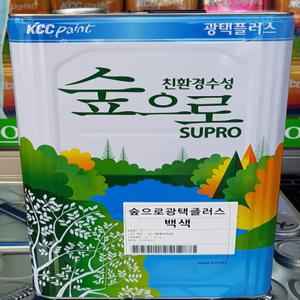 KCC 숲으로 광택수성페인트 18L 유광 반광 내부용 친환경