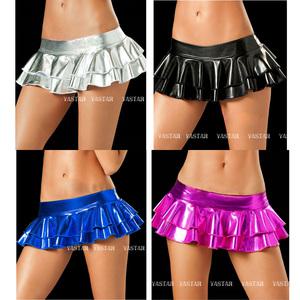 스커트 256/야스타 초미니 섹시 레자 플레어스커트