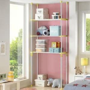 왕자 더블기둥3단조절선반_라이트그린_529-2_행거