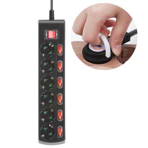 러그박스 3구 4구 6구 멀티탭 개별접지 블랙/멀티콘센트/개별스위치