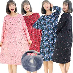 기모터치 원피스잠옷(5005~88까지)/홈웨어/이지웨어/여성잠옷/파자마/엄마옷/빅사이즈/수면원피스