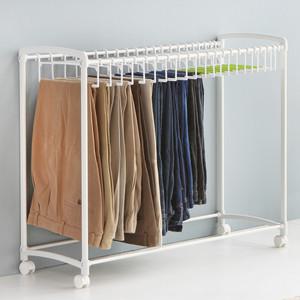 위즈홈 이동식 논슬립 바지걸이 행거 카트형