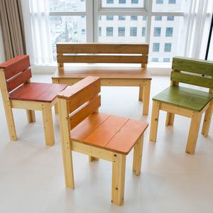 소나무원목 등받이벤치 거실식탁 다용도 벤치소파