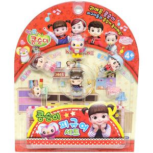 콩순이 피규어세트 정품 6종 밤이 송이 콩콩이 펭이 세요