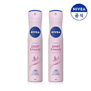 니베아 데오드란트 스프레이 펄앤뷰티 200ml X 2개
