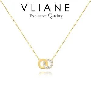 18K 트윈링 목걸이