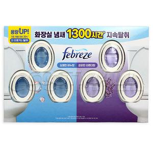 페브리즈 화장실 비치형 방향제 탈취제 6개 1300시간 지속 코스트코