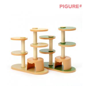 피규어 미니어처 캣타워 고양이 전시 장식 진열