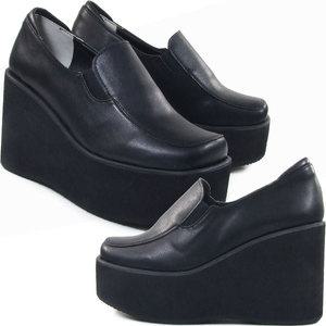 [뮤즈몰] 노블10호 / 10cm 가벼운통굽 여성구두 키높이슈즈 웨지힐 정장 단화 로퍼 신발 봄 가을 겨울