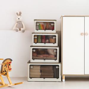 [무아스] 멀티오픈 폴딩 리빙박스 4sizes 다용도 수납함 옷정리 장난감