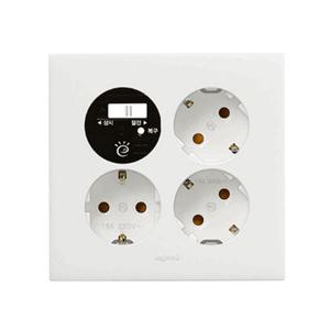 르그랑아남 아펠라 대기전력차단 콘센트 3구(화이트)