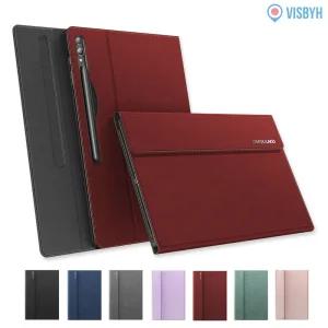 비스비 갤럭시탭 S7+플러스 북커버 케이스 S펜수납