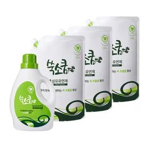 [쑥소쿰] 쑥 섬유유연제 1.8L + 1.6L 3개