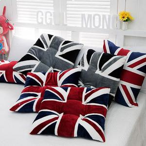 꿀몽 유니언잭 극세사 방석 영국기  유니온잭방석