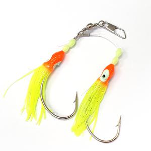 [09피싱]캣츠크로우 대구 더블채비 대구 루어 낚시 꼴뚜기 어피 바늘