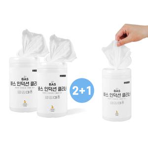 BAS 바스 티슈형 인덕션 클리너 3개 450매 하이라이트 가스 전자 레인지 기름때 주방 청소세제