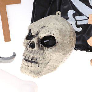 [파티공구]흰해골얼굴모형(대) 흰 해골 얼굴 모형 대 모양 장식 할로윈 데코 용품 소품