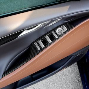 제네시스 G80 RG3 튜닝 윈도우스위치 커버 카본 몰딩