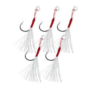 반짝이 틴셀 어시스트훅 메탈지그 지깅훅 삼치 갈치 지깅바늘