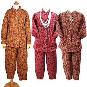 [할마마마]겨울면누빔저고리바지세트 엄마옷 할머니생활한복