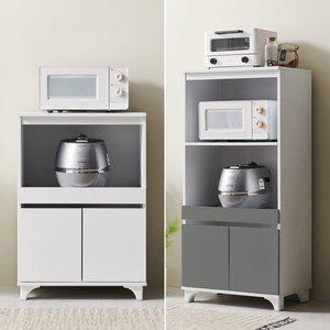 [바로방 가구]로키 렌지대 시리즈 800 1200 다용도 밥통 틈새 선반 부엌 냉장고 옆 수납장