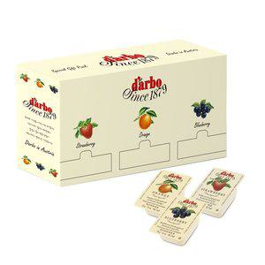 [기타]다보 일회용잼 14g x 60개 잼믹스 휴대용 딸기 오렌지 블루베리 혼합잼 쨈