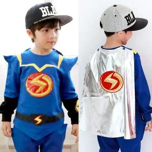 번개맨 옷 불빛 상하복 세트