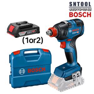 보쉬/GDX18V-200+2.0Ah(1or2개)+충전기/SET/무선임팩트드릴렌치/2in1/브러쉬리스/200Nm/3400rpm/콘크리트