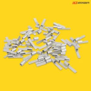 전기 배선 공사 자재 핀터미널 블레이드 타입 납작 압착 단자 각 PIN 터미널 모음