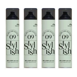 꽃을든남자 헤어케어시스템 헤어스프레이 상큼한 허브향 300ml 4개