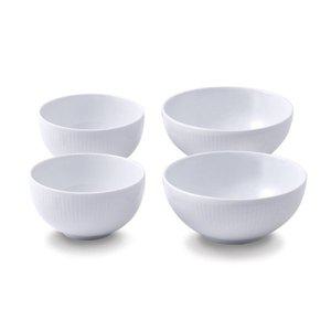 [로얄코펜하겐](강남점)화이트 플레인 밥그릇 국그릇 2인조 스타터 세트