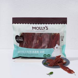 [몰리스] 화이트스틱껌 소프트 오리 400g