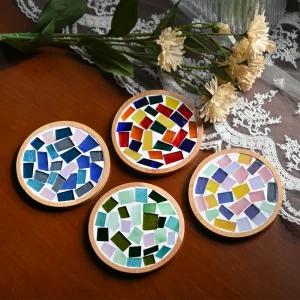 아트앤허그 DIY 달콤 티코스터 만들기 폐유리 새활용 업사이클링 키트 (만들기영상 포함)