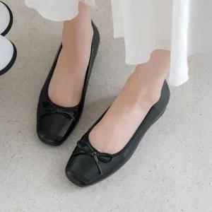 [분홍코끼리] 쿠키 리본 플랫(3cm)