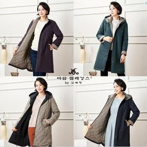 [마담엘레강스] LIVERA 리버시블 퀼팅 코트