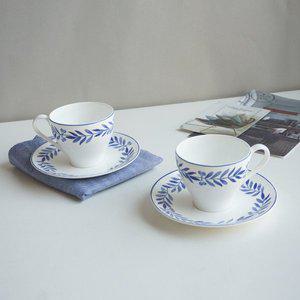 [한국도자기] 블루벨 커피잔 2인 세트